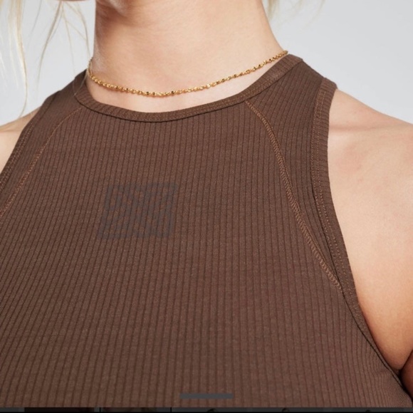 New Gymshark cotton rib midi tank - Picture 3 of 7